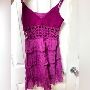 cute short dress with holes under the bust